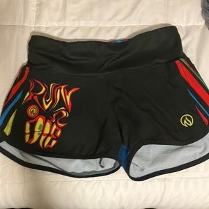 Womens small InkNBurn “Run or Die” Hydroshorts
